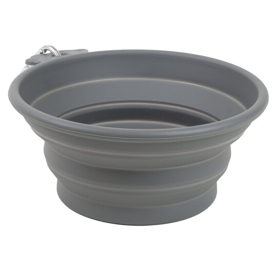 Sammenleggbar Reiseskål Soft Grey Xl 1200 ml 21X18 cm Sammenleggbar
