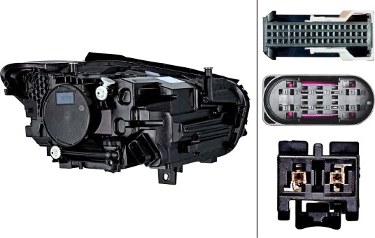 HELLA 1EX 015 558-311 Frontlykter