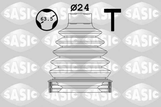 Sasic Mansjett drivaksel SASIC 1904007 Sasic Mansjett drivaksel SASIC 1904007