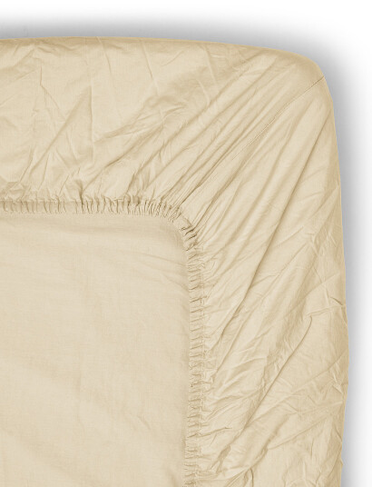 Midnatt Fitted Sheet Sorbetto - Yellow - 160X200CM Midnatt Fitted Sheet Sorbetto - Yellow - 160X200CM