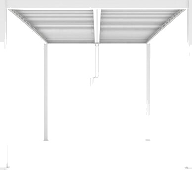 Rkc Pergola stavern 3x4m hvit