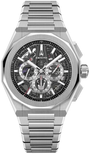 Zenith Herreklokke 03.9500.3600 78.I001 Defy Grå/Stål Ø42 mm