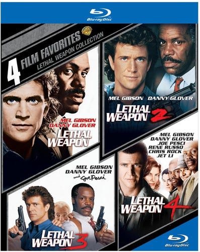 4 Film Favorites: Lethal Weapon Bluray 4 Film Favorites: Lethal Weapon Bluray