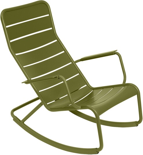 Fermob Luxembourg Rocking Chair Pesto Utendørs Lenestoler Frédéric Sofia Metall Fermob Luxembourg Rocking Chair Pesto Utendørs Lenestoler Frédéric Sofia Metall