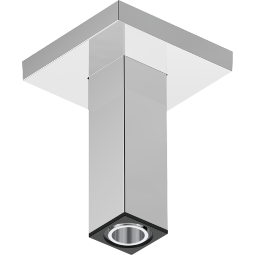 Hansgrohe dusjarm, 10 cm, krom