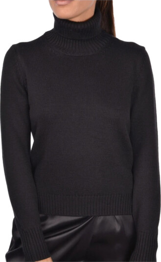 Gran Sasso Dame Strikkevarer Svart XS, Gran Sasso Dame Strikkevarer Svart XS,
