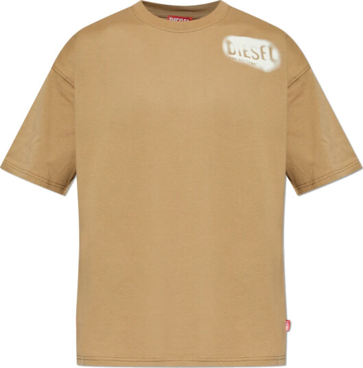 Diesel Herre Topper Beige 2XL,