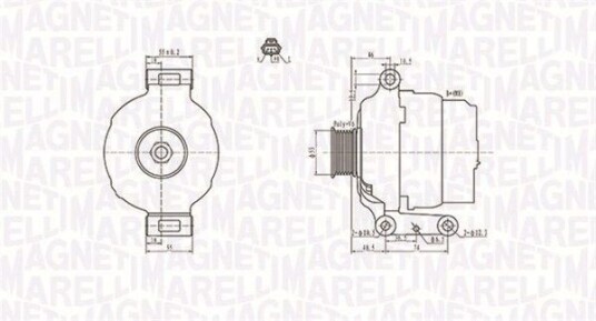 Dynamo MAGNETI MARELLI 063731636010