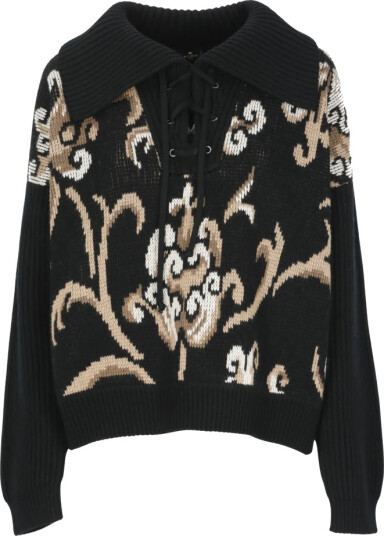 Etro, Dame, Strikkevarer, Svart, XS,