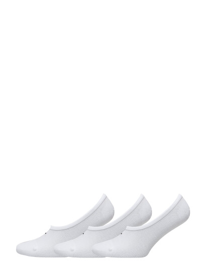 PUMA Puma Unisex Footie 3P - White - 39-42 PUMA Puma Unisex Footie 3P - White - 39-42