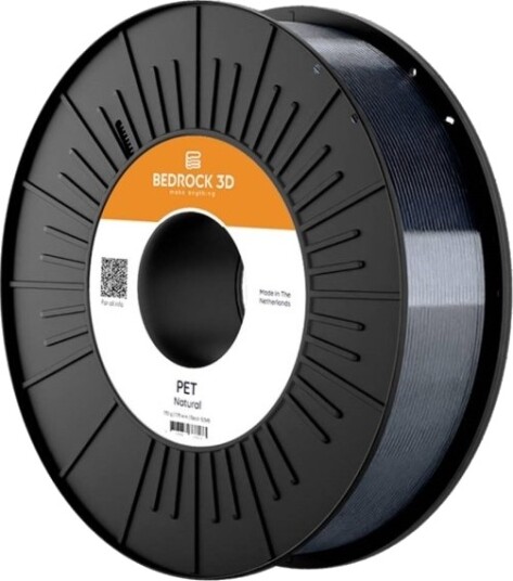 Bedrock 3D PET Filament 2.85 mm 2500 g Natural PET-0301B250