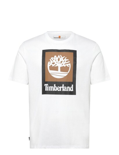 Timberland Colored Short Sleeve Tee   White   L