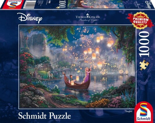 Disney Rapunzel Thomas Kinkade Puslespill 1000 brikker Schmidt Disney Rapunzel Thomas Kinkade Puslespill 1000 brikker Schmidt