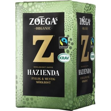 Zoegas Zoega Hazienda Fairtrade/krav 450 g 12 stk. Zoegas Zoega Hazienda Fairtrade/krav 450 g 12 stk.