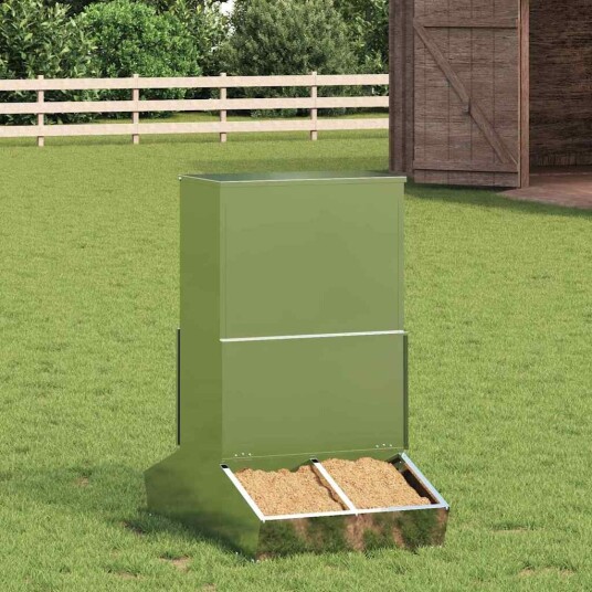 Vidaxl Fôringsautomat For Svin Sølv 82 X 51 X 91.5 cm 20 kg