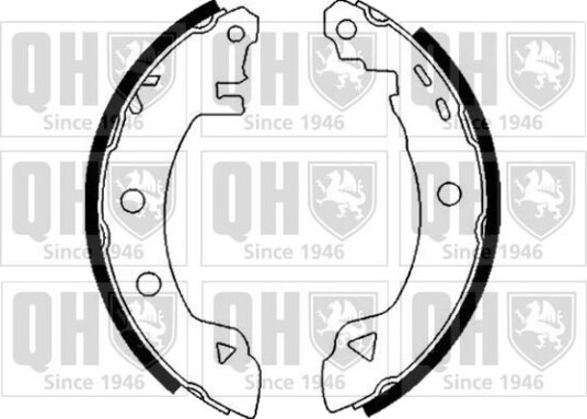 Bremsesko sett QUINTON HAZELL BS819 Bremsesko sett QUINTON HAZELL BS819