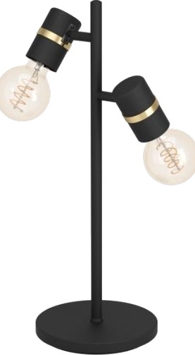 Eglo Lurone Bordlampe 2Xe27 H500 Svart Eglo Lurone Bordlampe 2Xe27 H500 Svart