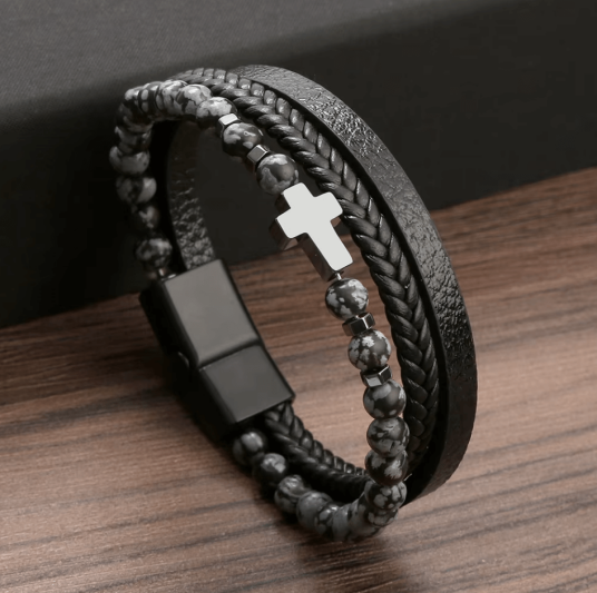 Nattens Kors - Armbånd - Steinkraft Marmornatt Nattens Kors - Armbånd - Steinkraft Marmornatt