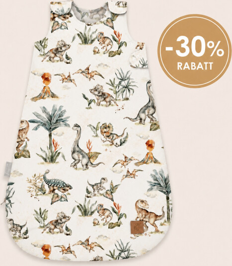 Babysteps Nattpose/Sovepose One Size 0-12mnd World Of Dinosaurs 2.5tog
