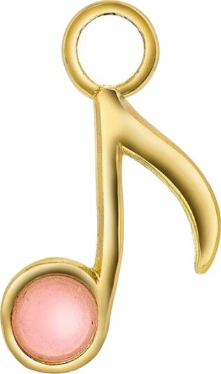 Sandra Lyng X Pan Jewelry Note to Self charms i 925 forgylt sølv med opal