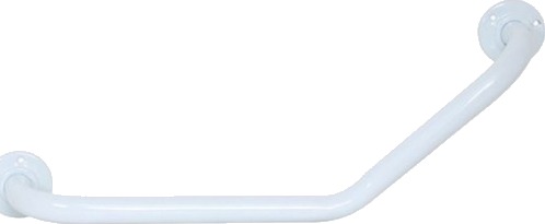 Spirella støttehåndtak stål/hvit ø 25 54x13,5x10 cm white