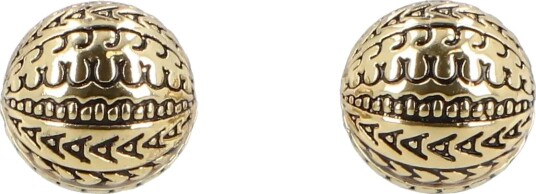Marc Jacobs The Monogram Stud Earrings Gold ONE SIZE Marc Jacobs The Monogram Stud Earrings Gold ONE SIZE