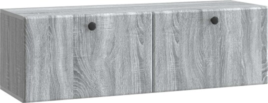 Vegghengt TV skap 98 x 31 x 30 cm Grå Sonoma Konstruert tre Vegghengt TV skap 98 x 31 x 30 cm Grå Sonoma Konstruert tre