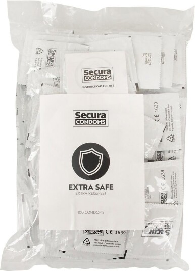 Secura: Extra Safe Kondomer 100 stk