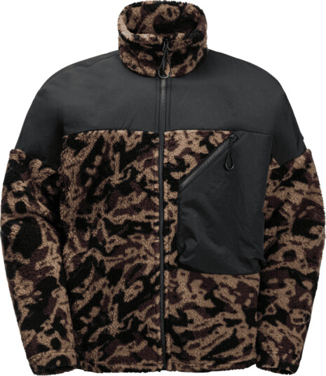 Jack Wolfskin Unisex Maarweg Print Jacket S, Chestnut Allover