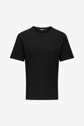 Only & Sons T skjorte onsTobie Reg SS Tee Svart