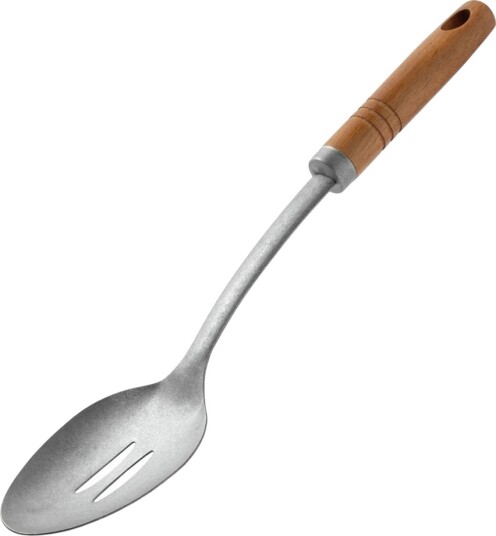 Anders Petter Signerat serveringsskje 33 cm natur/børstet stål Anders Petter Signerat serveringsskje 33 cm natur/børstet stål