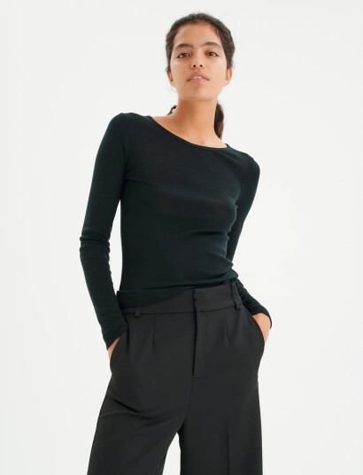InWear Fangiw T-Shirt Ls - Black - XXS