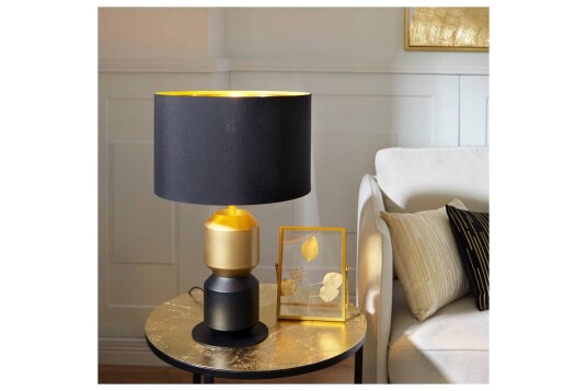 Bordlampe Eglo Laurignano Svart/Gull Bordlampe Eglo Laurignano Svart/Gull
