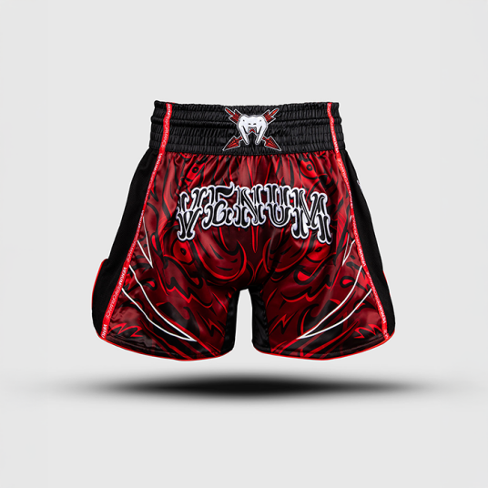 Venum Venum Wolf Atak Muay Thai Shorts Svart Rød Svart/Röd X large