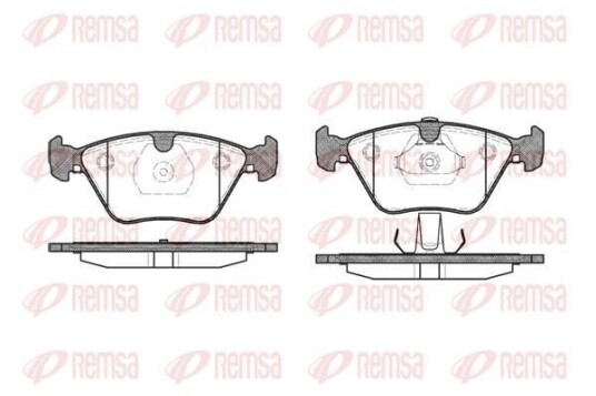 Bremseklosser REMSA 0270.13 Bremseklosser REMSA 0270.13