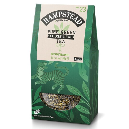 Hampstead Tea økologisk pure green tea løsvekt 100 g Hampstead Tea økologisk pure green tea løsvekt 100 g