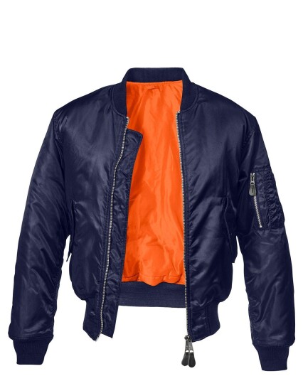 Brandit MA1 Bomber Jakke Blå