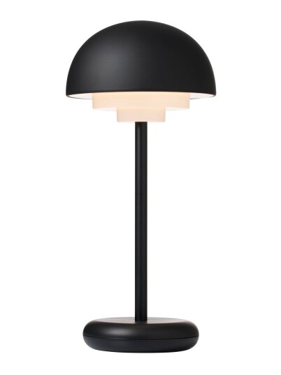 Toscana bordlampe oppladbar 5,5W IP44 Dimbar Svart Toscana bordlampe oppladbar 5,5W IP44 Dimbar Svart