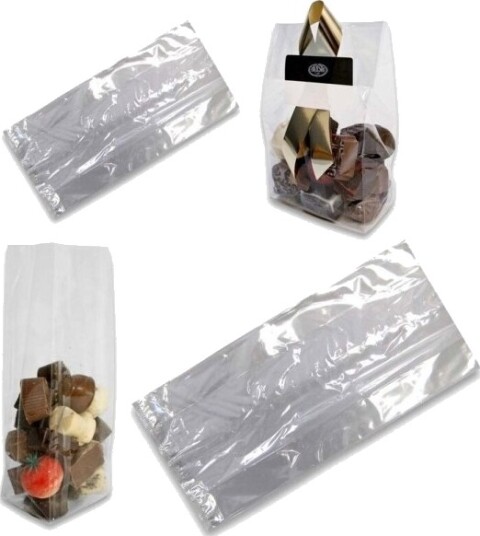 Cellofanpose 70 X 135 X 135 Mm Flat Film Cellofan Filmtykkelse: 35 Μm Transparent Pakke A 1000 S