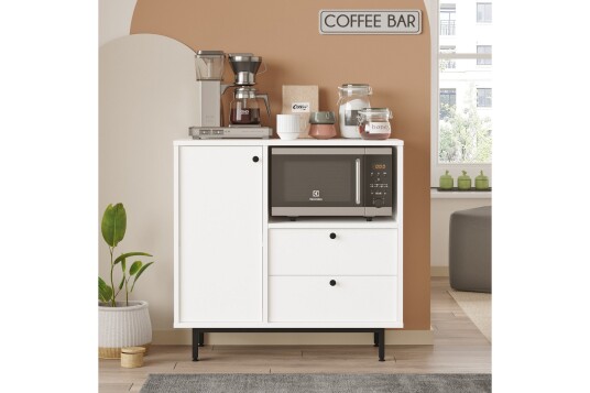 Donae Kommode 88 cm Hvit Donae Kommode 88 cm Hvit