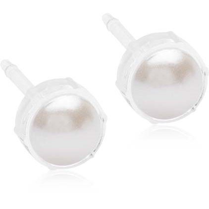 Blomdahl Medical Plastic Bezel Pearl 6 mm White Blomdahl Medical Plastic Bezel Pearl 6 mm White