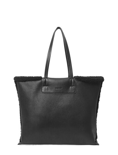 DAY ET Day Faux Shearling Bag - Black - ONE SIZE DAY ET Day Faux Shearling Bag - Black - ONE SIZE