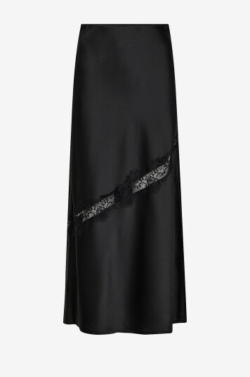 co’couture   Maxi skjørt DeniseCC Lace Mix Skirt   Svart