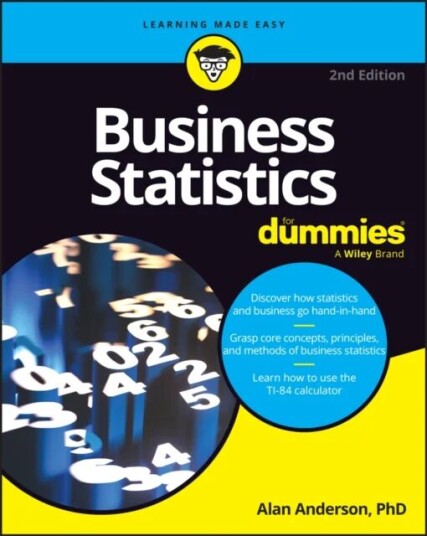Business Statistics For Dummies Av Alan (Fordham University Polytechnic University) Anderson