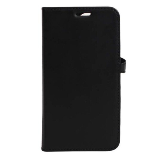 Gear Buffalo Flip-deksel i Ekte Skinn med Magnetlås og Lommebok til iPhone 13 Pro - Svart