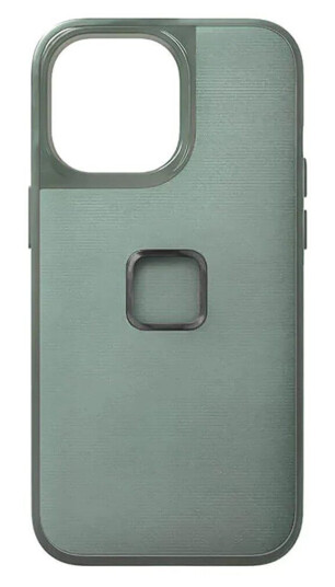 Peak Design iPhone 14 Pro Max Stoffdeksel med SlimLink Brakett - MagSafe Kompatibel - Sage