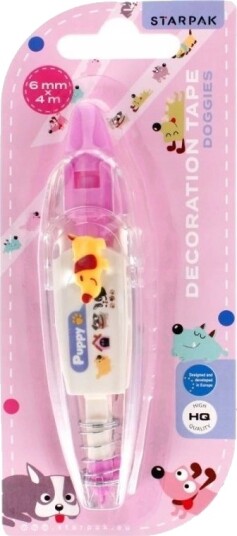 Dekorativ Tape 6 Mm X 4 M Dogs Starpak 529936