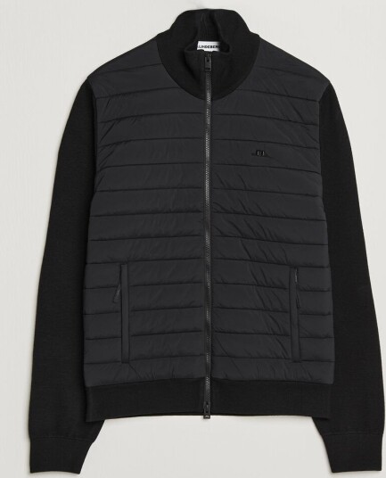 J. Lindeberg Boen Knit Hybrid Jacket Black S