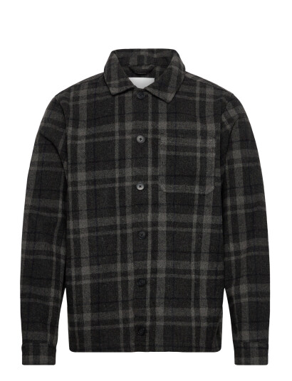 Casual Friday Cfjenkey Unlined Checked Jacket   Grey   L