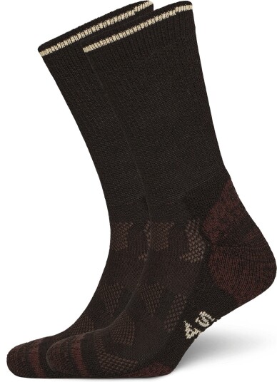 Alpacasocks&Co Outdoor Merino Crew 1 Pack BROWN 42 45